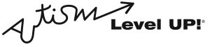 The Autism Level Up logo, featuring stylised text that reads "Autism" with an upward arrow through it, and the words "Level Up!" in bold.